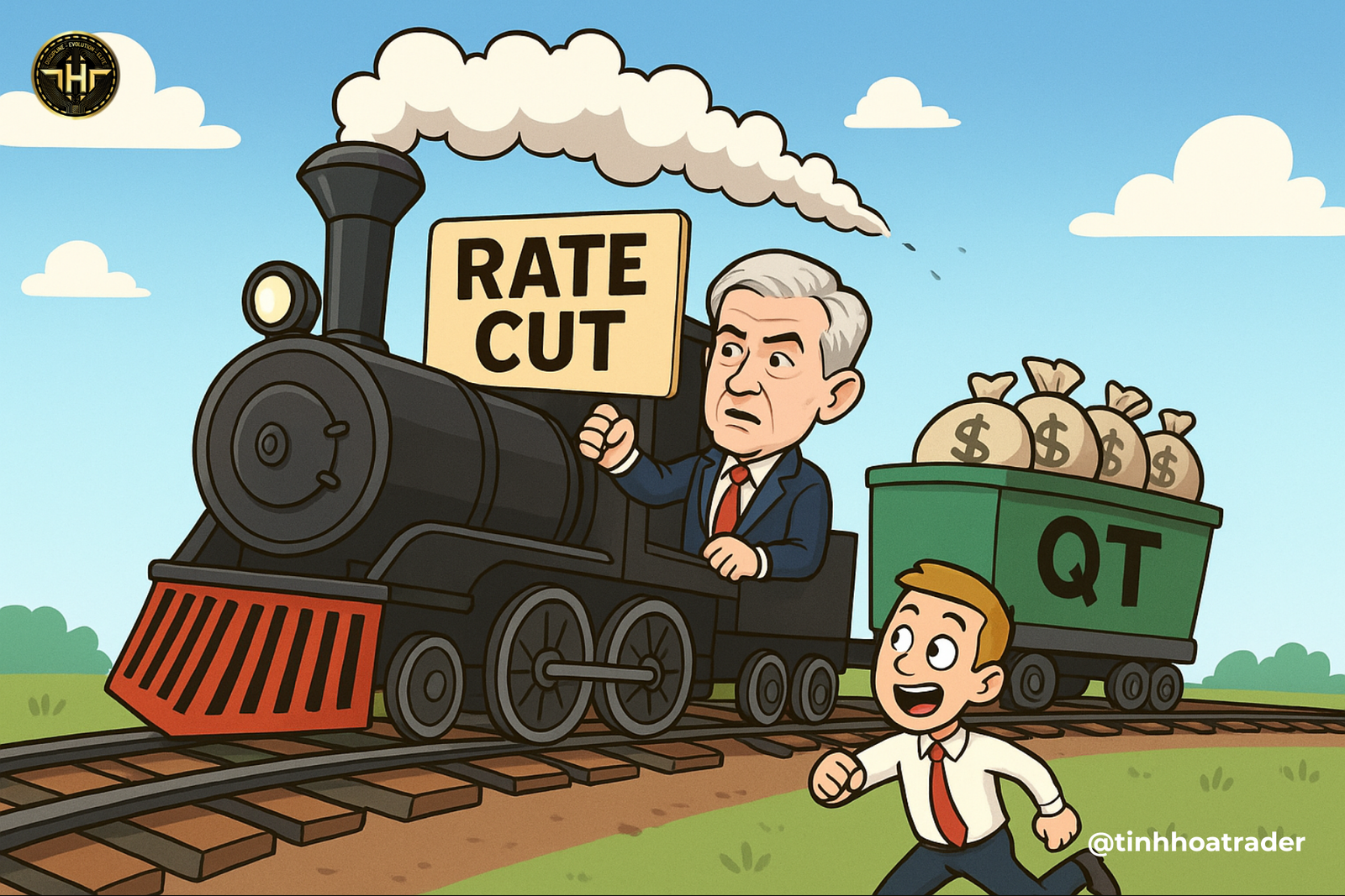 Chuyến tàu Powell: Cắt lãi suất hỗn loạn