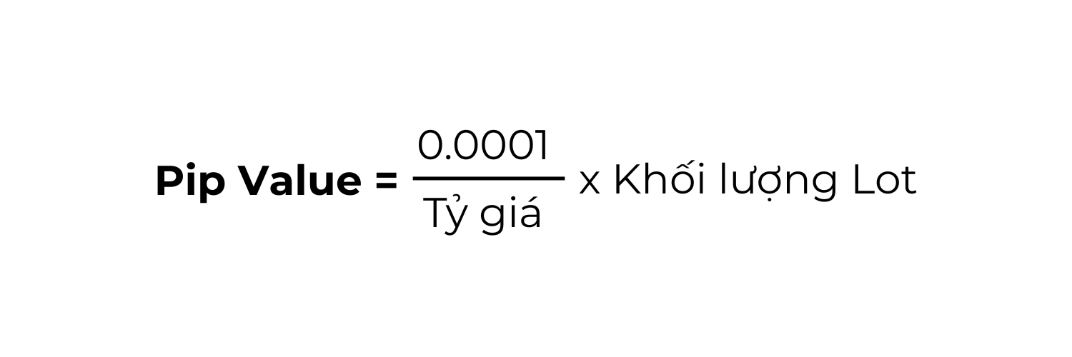 Công thức tính giá trị pip - tinhhoatrader.com