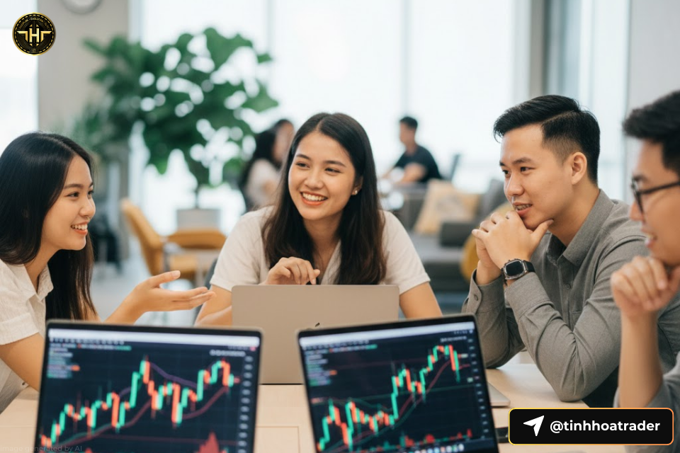 Nhóm trader trẻ Việt Nam trao đổi kinh nghiệm
