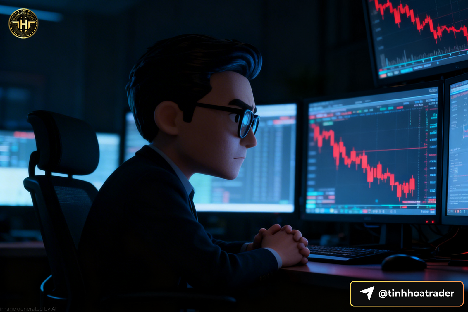 rủi ro giao dịch ngoại hối trader căng thẳng