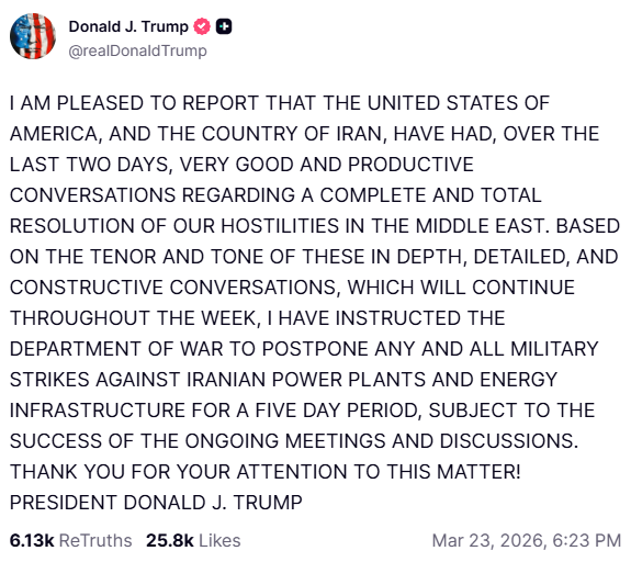 nguyên văn tuyên bố của Donald Trump