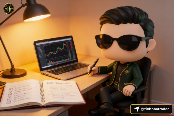 Day Trading Là Gì? Sự Thật Về Giao Dịch Trong Ngày Cho Người Mới Trader đang lập kế hoạch giao dịch với sổ tay, checklist
