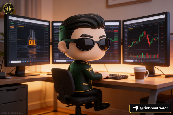 Trader người Việt phân tích biểu đồ commodities trên nhiều màn hình